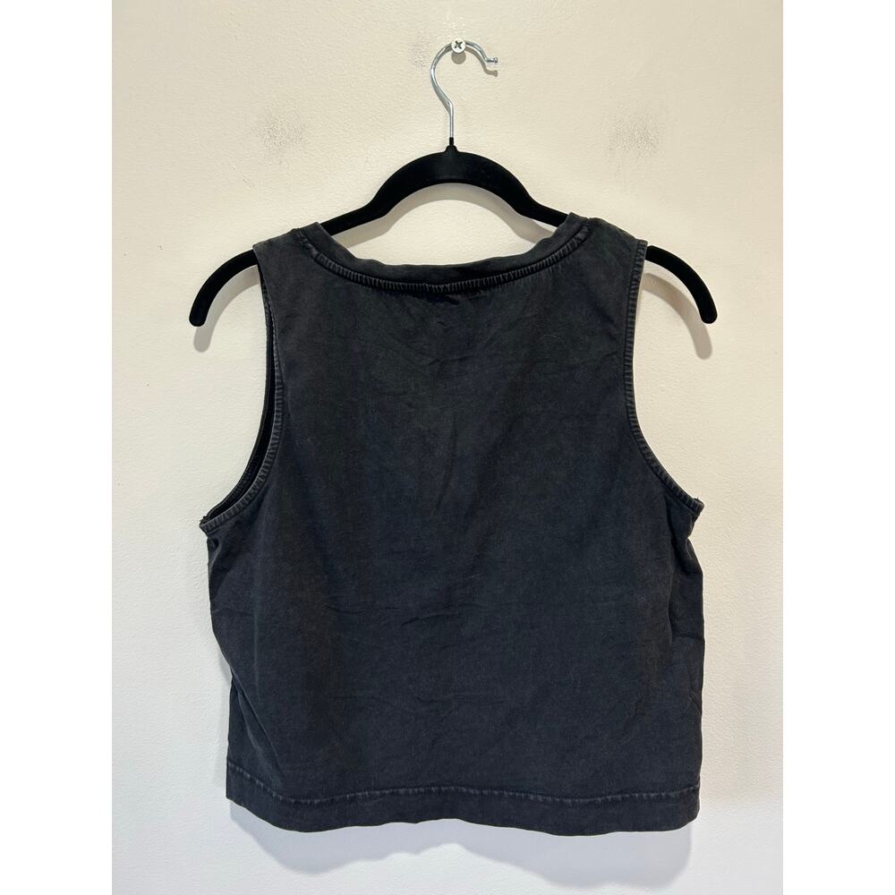Z Supply black tank t shirt size S v neck cropped casual - Picture 3 of 6